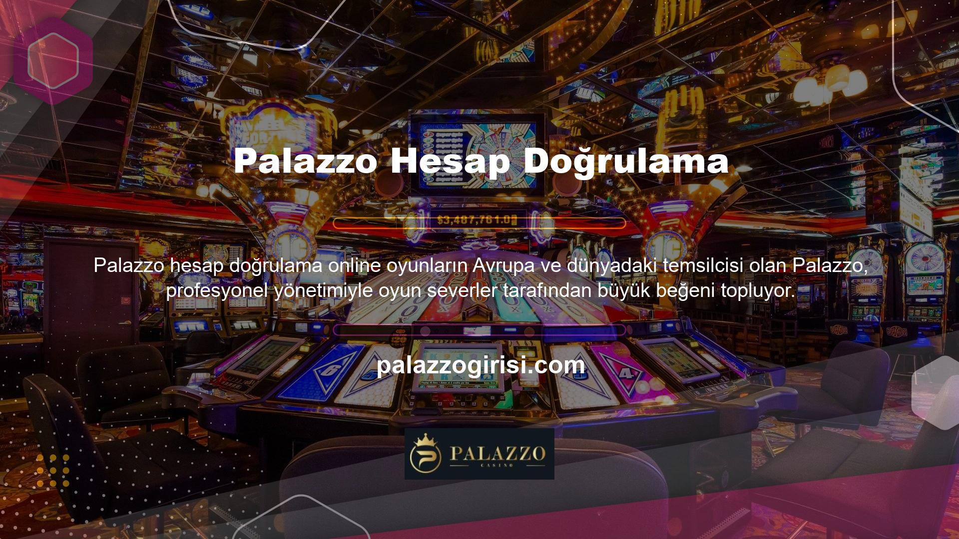 Palazzo, Türkiye'de her geçen gün artan üye sayısına sahip aktif bir bahis sitesidir