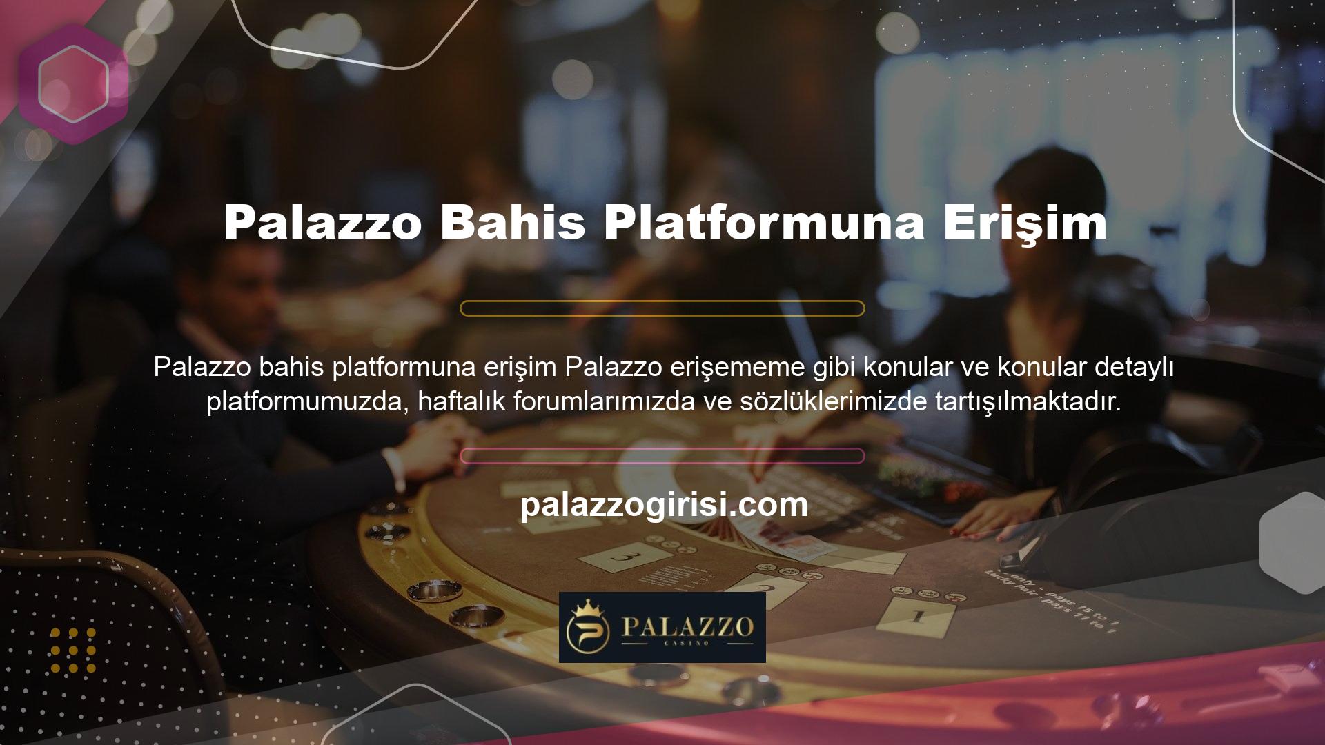 Güçlü bir web sitesi altyapısı, Palazzo on binlerce üyeye aynı anda teknik kesinti olmadan hizmet vermesine olanak tanır