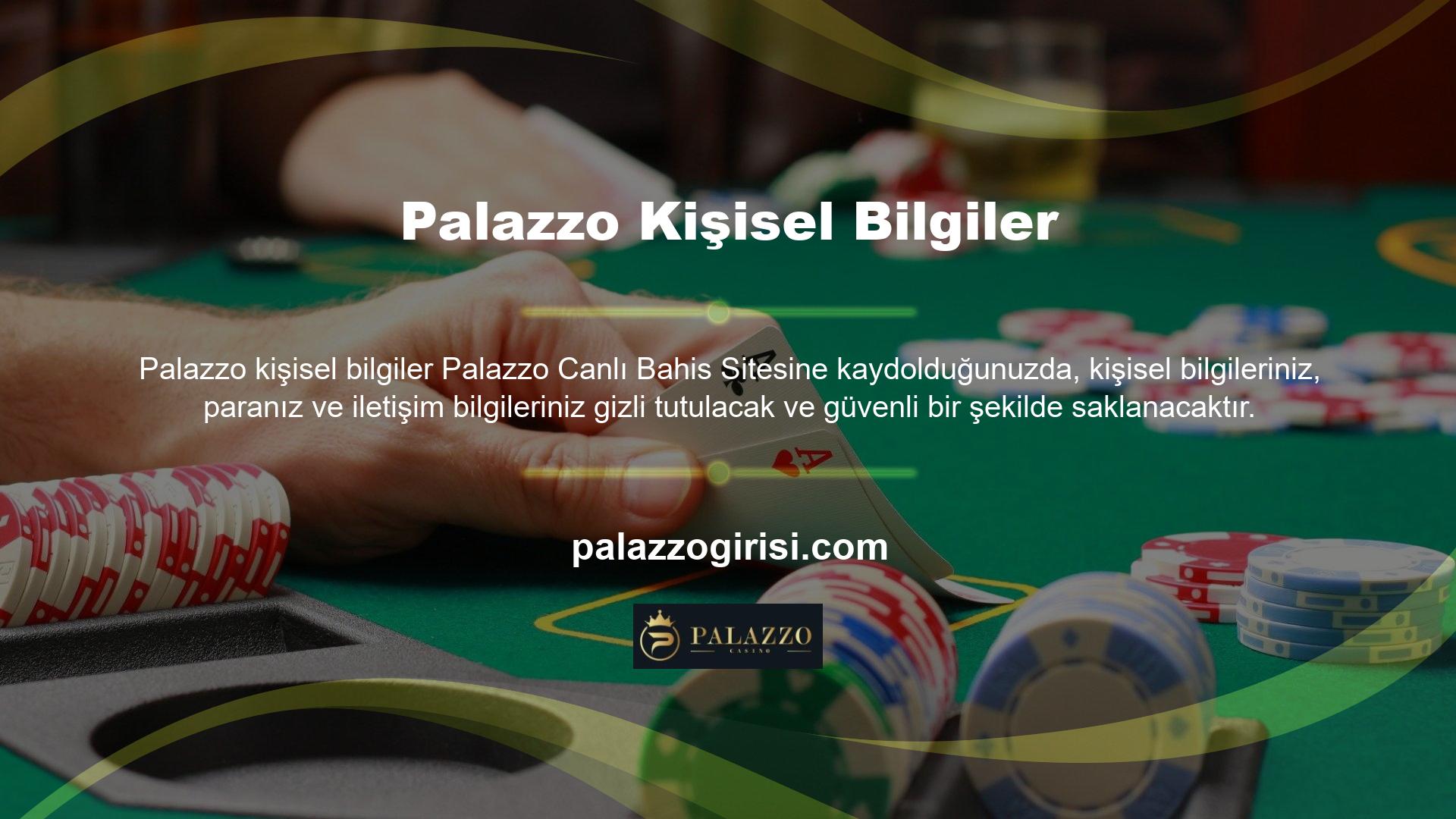 Daha fazla bilgi için lütfen Palazzo Canlı Bahis sayfasını ziyaret edin